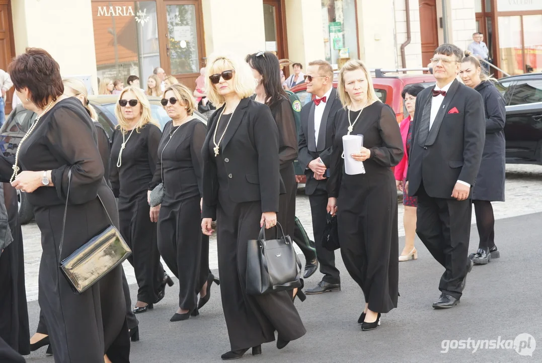 Poświęcenie figury Św. Jana Nepomucena w Krobi