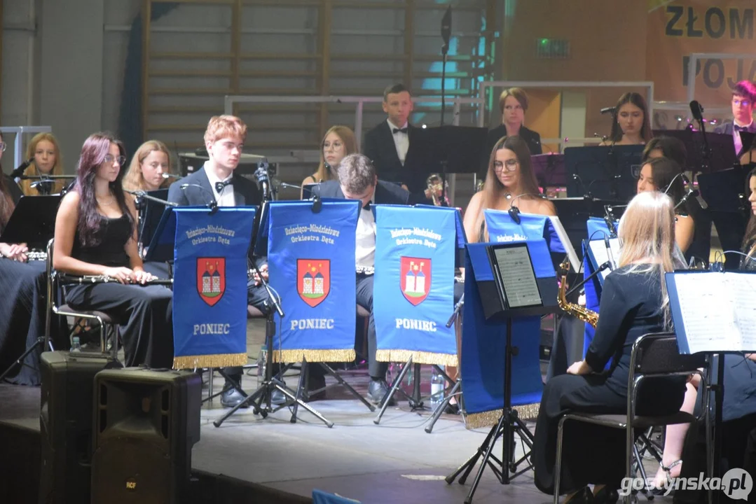 Koncert jubileuszowy Dziecięco-Młodzieżowej Orkiestry Dętej w Poniecu
