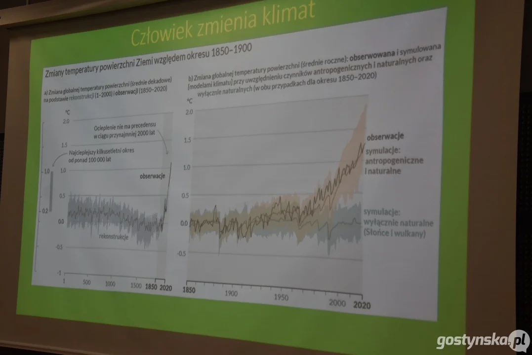 Konferencja "Woda a zmiany klimatu" w Krobi