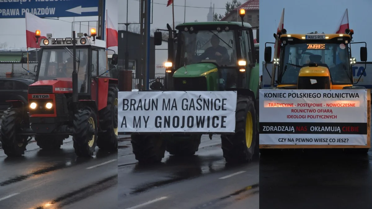 Protesty rolnicze w powiecie gostyńskim 2024. "Nasze miejsce jest w oborze i na polu, a nie na drogach" - Zdjęcie główne