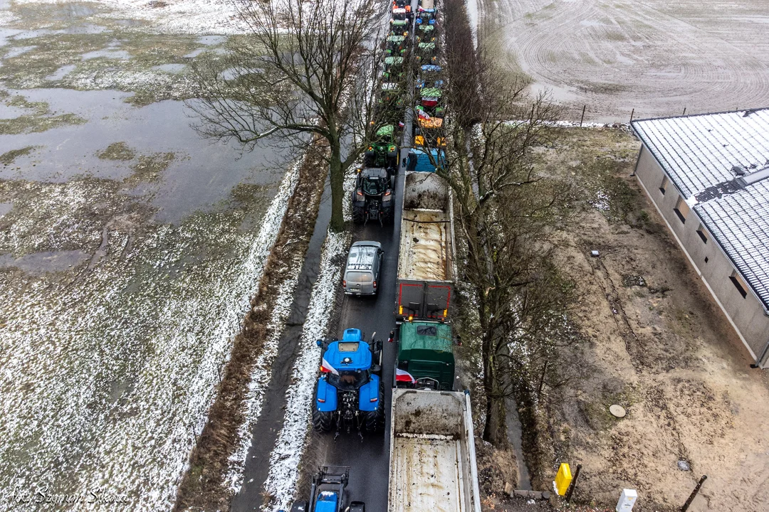 Protest rolników w powiecie krotoszyńskim