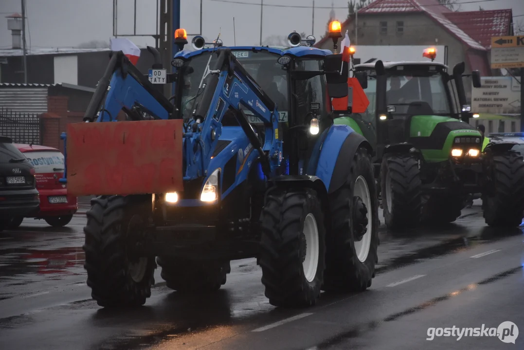 Protesty rolnicze w powiecie gostyńskim 2024