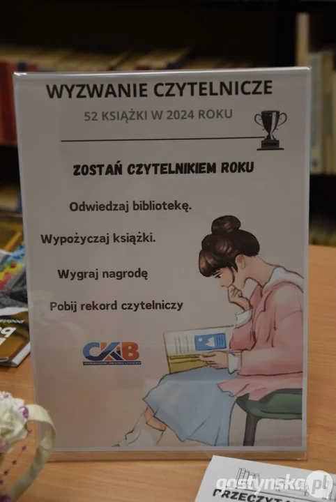 Czytelniczy challenge w Gminnej Bibliotece Publicznej w Piaskach