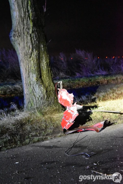 Tragiczny wypadek w Maciejewie. 26-latek zginął na miejscu po zderzeniu z drzewem