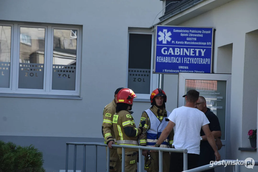 Gaz ulatniał się w budynku SP ZOZ w Gostyniu