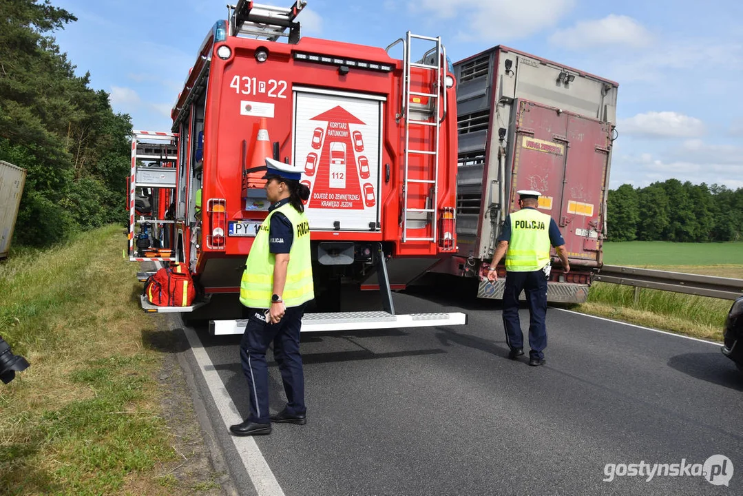 Tragiczny wypadek drogowy na DW 308, na odcinku Kunowo - Lubiń