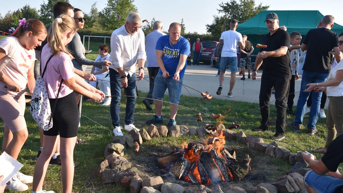 Piknik przy ognisku na pożegnanie lata przygotowała Rada Osiedla Pożegowo w Gostyniu