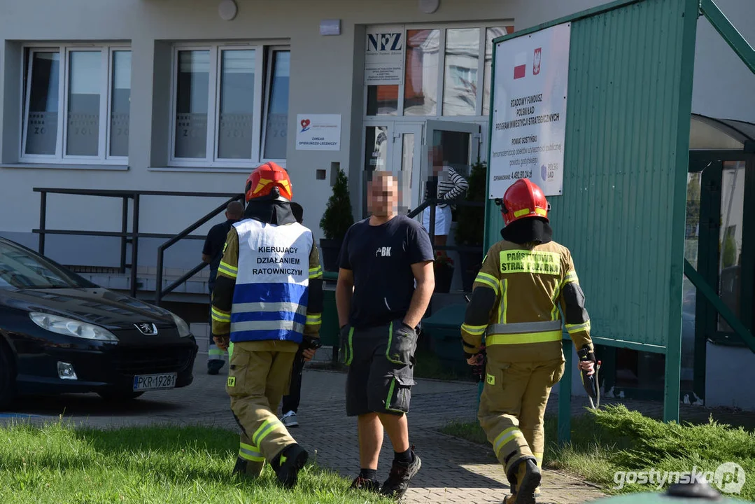 Gaz ulatniał się w budynku SP ZOZ w Gostyniu