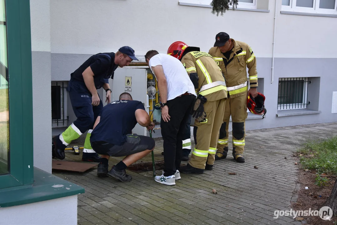 Gaz ulatniał się w budynku SP ZOZ w Gostyniu