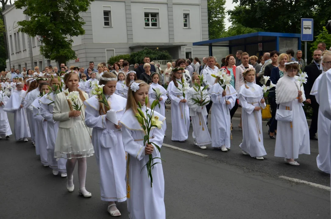 Procesja Bożego Ciała ulicami Krotoszyna w 2016 roku