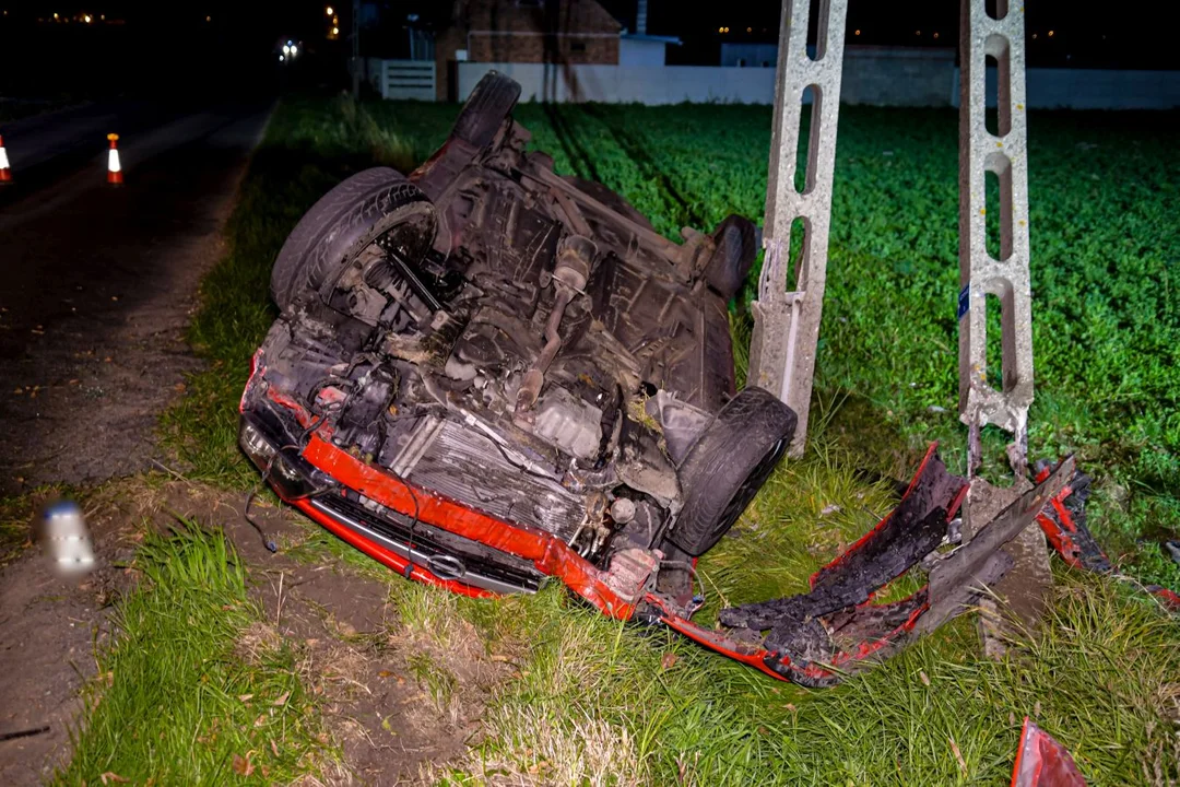 Policja podaję, że kierująca jechała po alkoholu