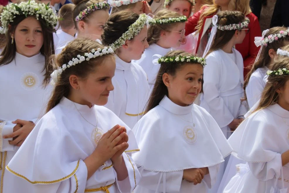 Pierwsza Komunia Święta w parafii św. Marcina w Jarocinie