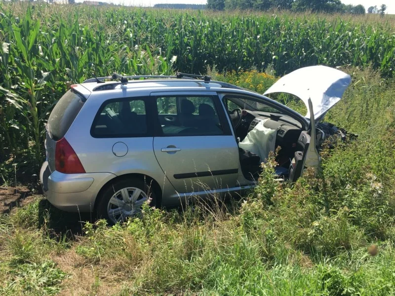 Mieszkaniec Sulmierzyc uderzył w samochód nauki jazdy