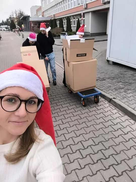 Akcja "Mikołajkowe Elfy" w szpitalach w Gostyniu i w Poznaniu