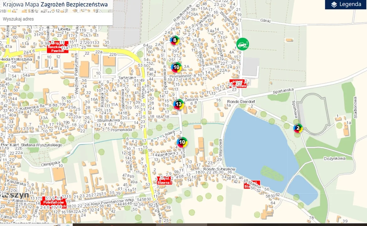 Krajowa Mapa Zagrożeń w powiecie krotoszyńskim