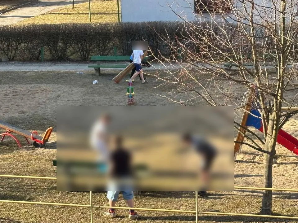 Szok. W biały dzień niszczą plac zabaw. Mieszkanka: „Taka ekipa, iż aż strach”
