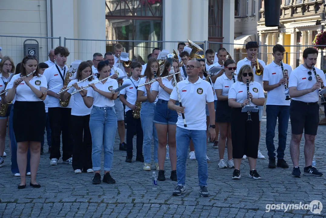 II Festiwal Orkiestr Dętych w Gostyniu - koncert na gostyńskim rynku