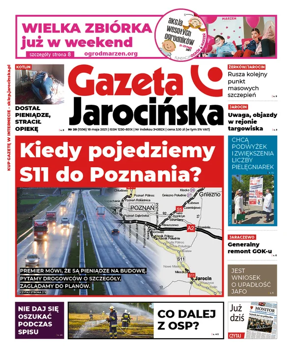 Jedynka Gazety Jarocińskiej z 2021