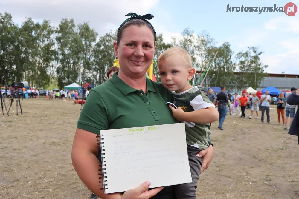 Krotoszyn. Piknik rodzinny 800+. Atrakcje dla dzieci i dorosłych