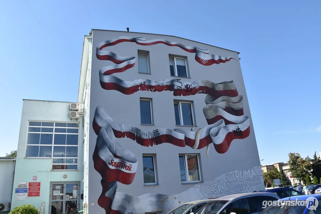 Mural w Gostyniu przy ul. Olejniczaka