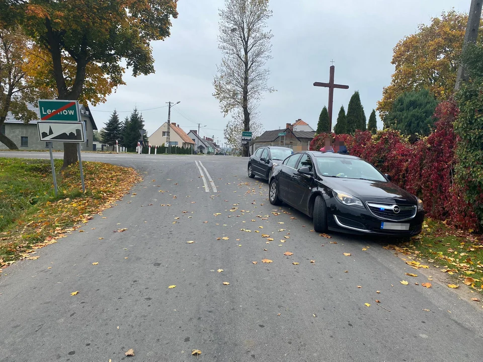 Potrącenie motorowerzystki na DW 438 (gm. Borek Wlkp.)