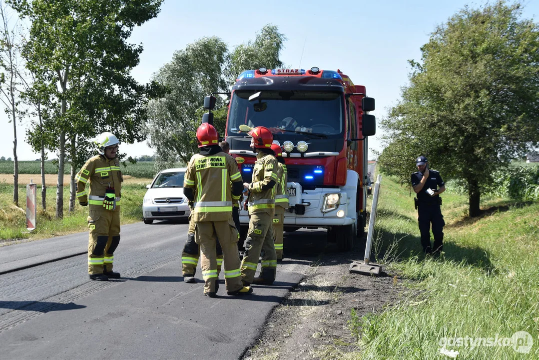 Wypadek drogowy w gminie Piaski (Szelejewo)