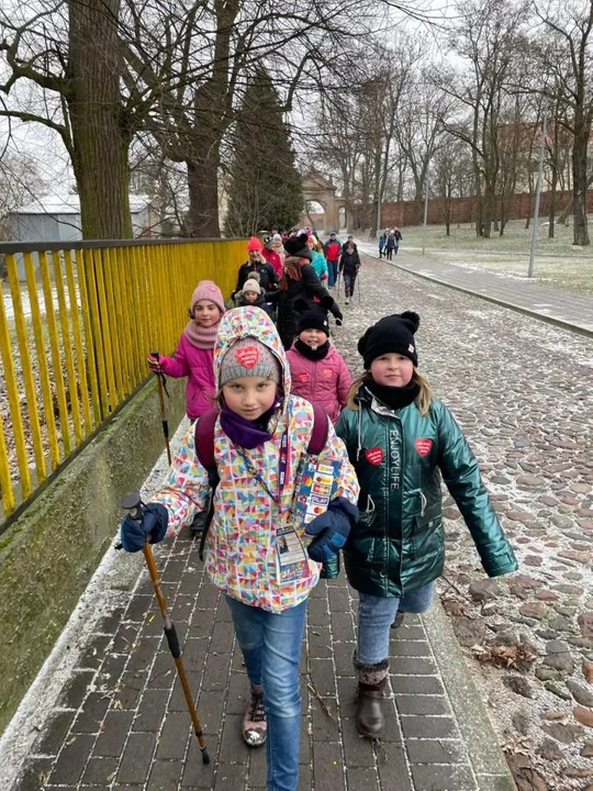 W Żerkowie w ramach 31. Finału WOŚP odbył się Marsz Nordic Walking