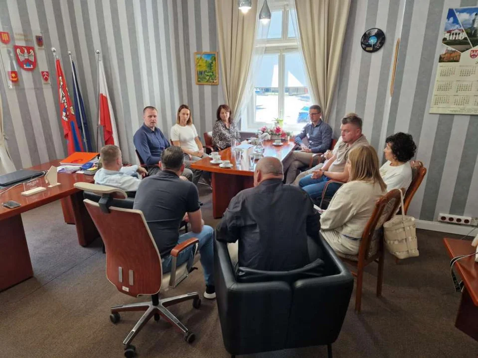Spotkanie miejskich radnych w Starostwie Powiatowym w Jarocinie