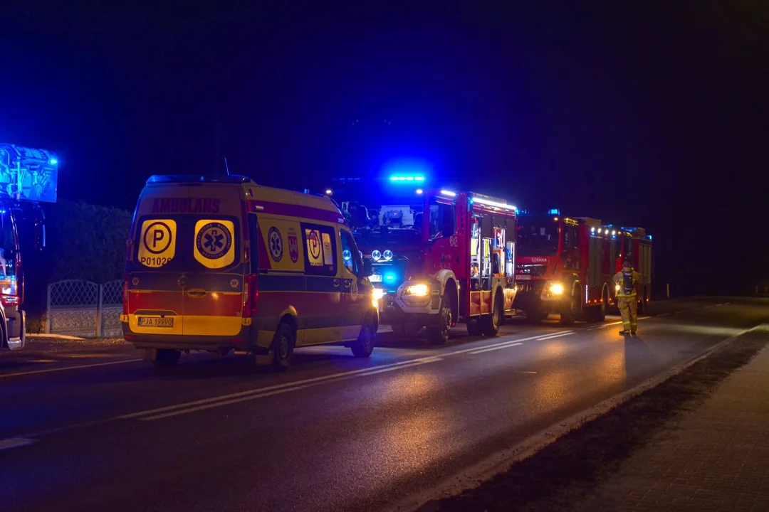 Pożar w Witaszyczkach i lądowanie śmigłowca LPR-u w Kotlinie [ZDJĘCIA] - Zdjęcie główne