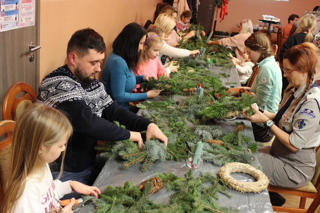 Wiankowe warsztaty bożonarodzeniowe w Borku Wlkp.