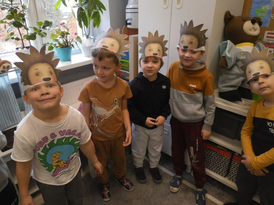 Dzieci z przedszkola "Słoneczne" w Pleszewie świętowały Dzień Jeża - Zdjęcie główne