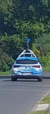 Samochód Google Street View na ulicach Jarocina i okolic