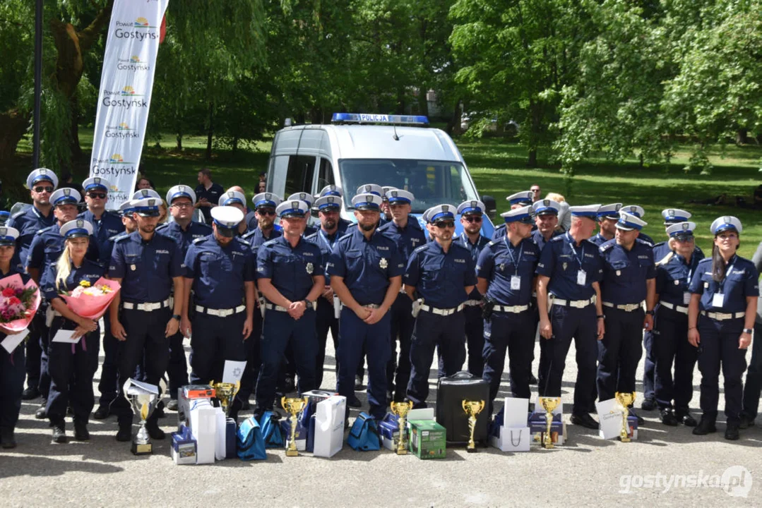 Podsumowanie 34. Konkursu "Policjant Ruchu Drogowego 2024" - finał  wojewódzki w Gostyniu