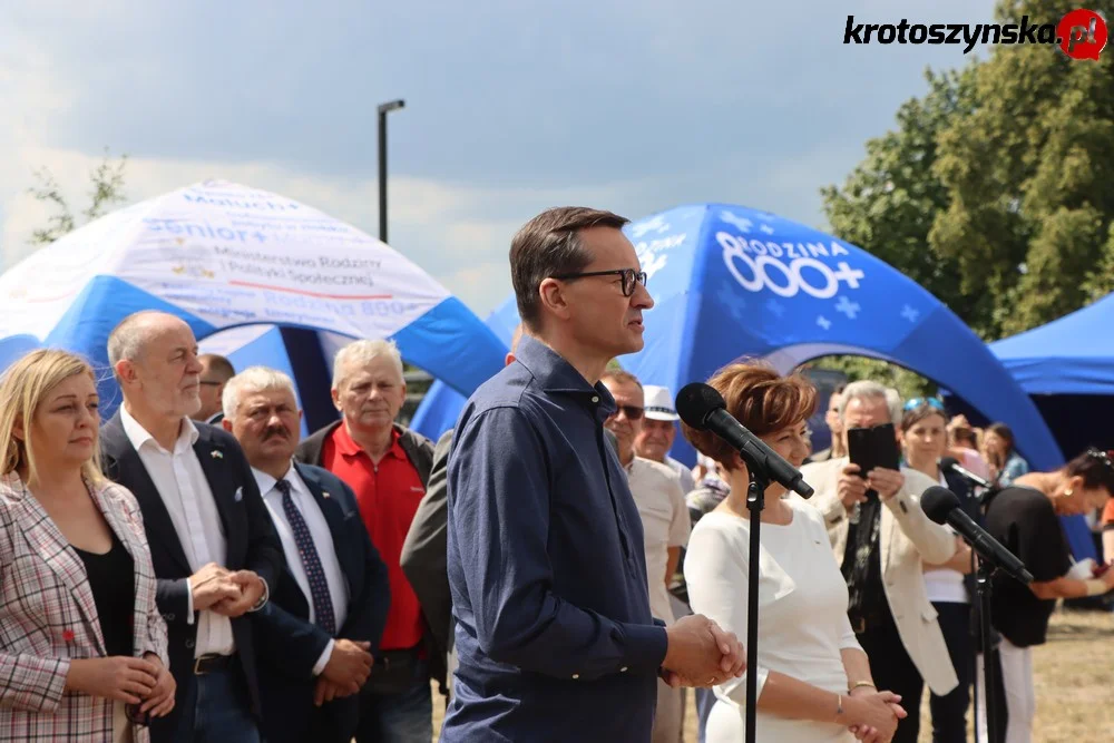 Mateusz Morawiecki w Krotoszynie. Piknik 800+