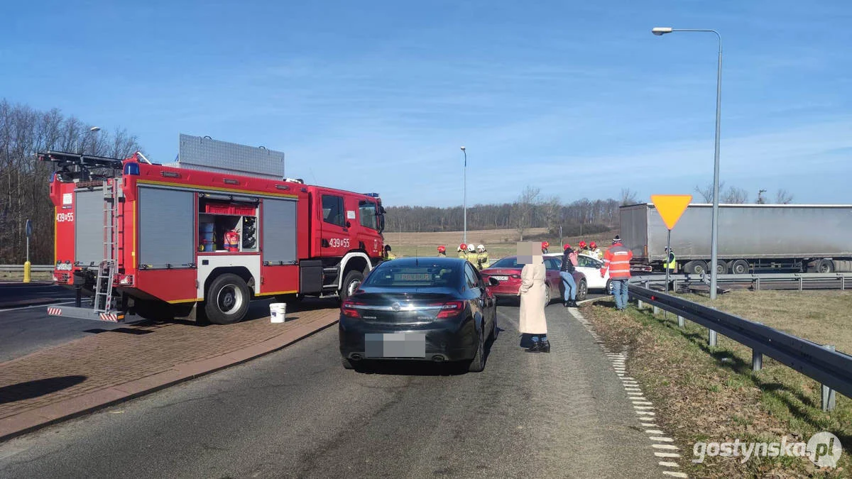 Wypadek na DK 12 Gostyń - Jarocin