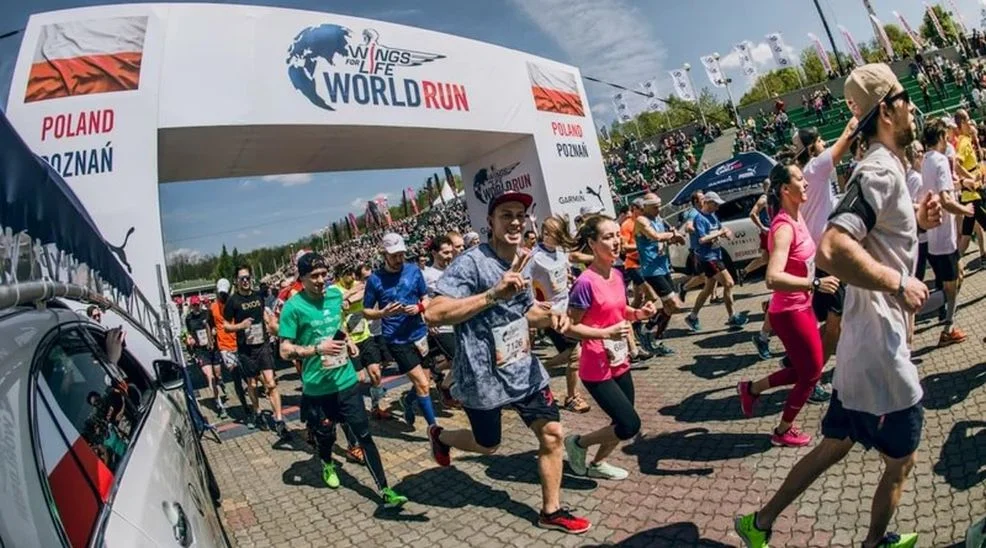 Bieg Wings for Life World Run w Poznaniu