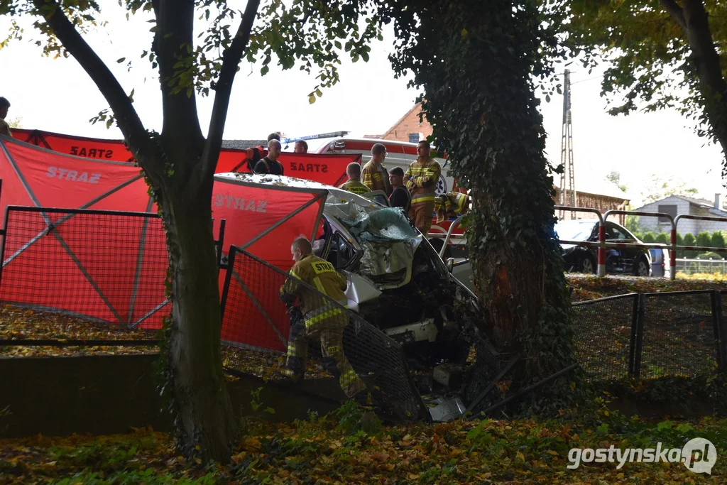 Tragiczny wypadek w Gębicach  w gm. Pępowo - 11.10.2022