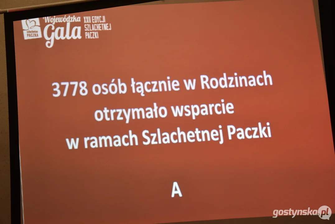 XXII Gala wojewódzka Szlachetnej Paczki w Gostyniu