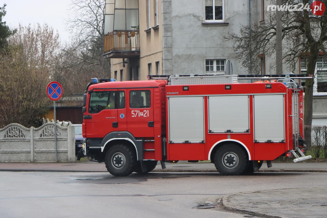 Interwencja służb ratunkowych w Rawiczu