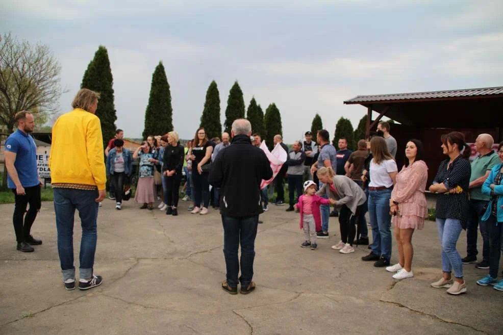 Protest przeciwko budowie ogromnej obowy w Kadziaku