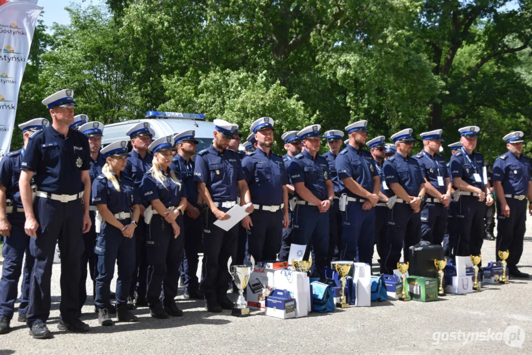 Podsumowanie 34. Konkursu "Policjant Ruchu Drogowego 2024" - finał  wojewódzki w Gostyniu