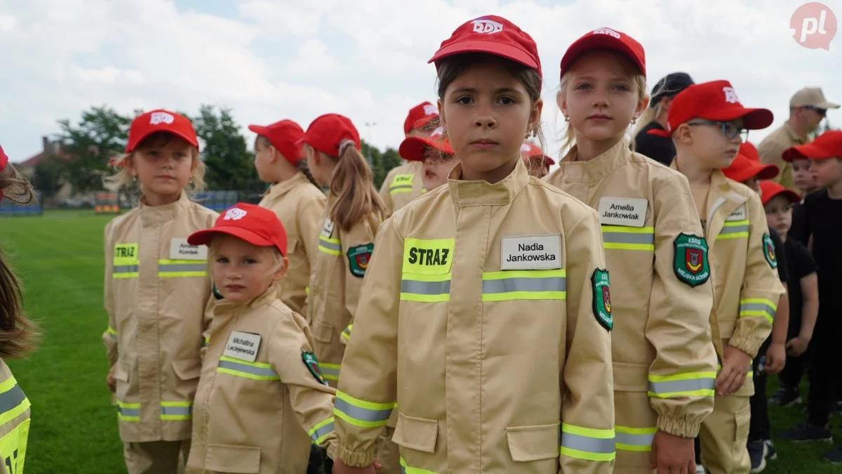 Dziecięce Drużyny Pożarnicze na zawodach w Miejskiej Górce