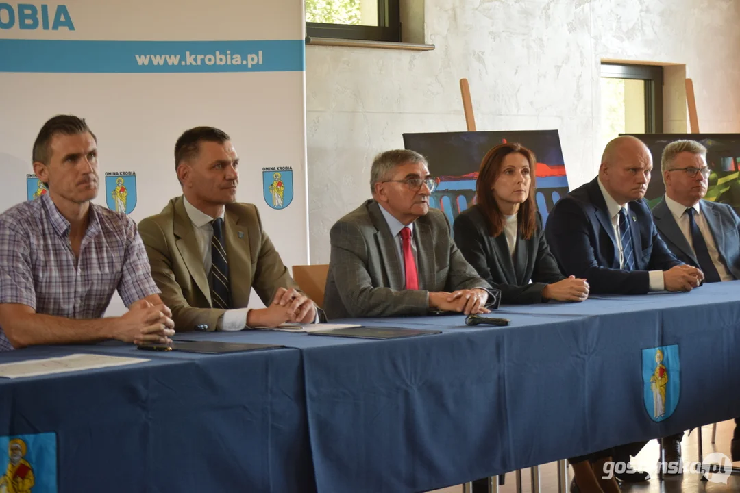 Konferencja w sprawie opracowania projektu budowy wschodniej obwodnicy Krobi