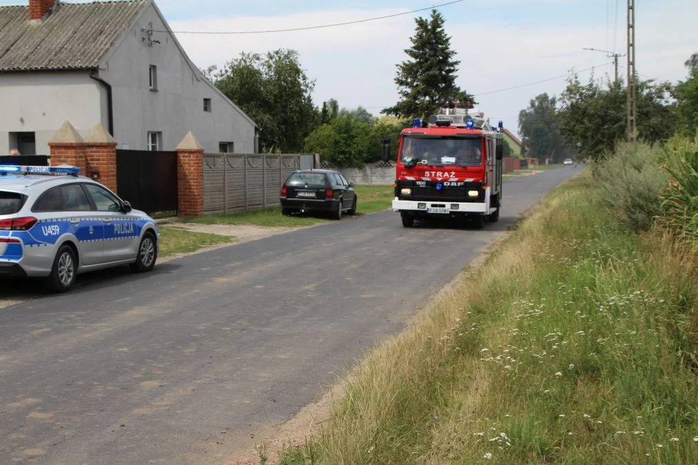 Pożar w Żernikach. Dym widać z kilkunastu kilometrów