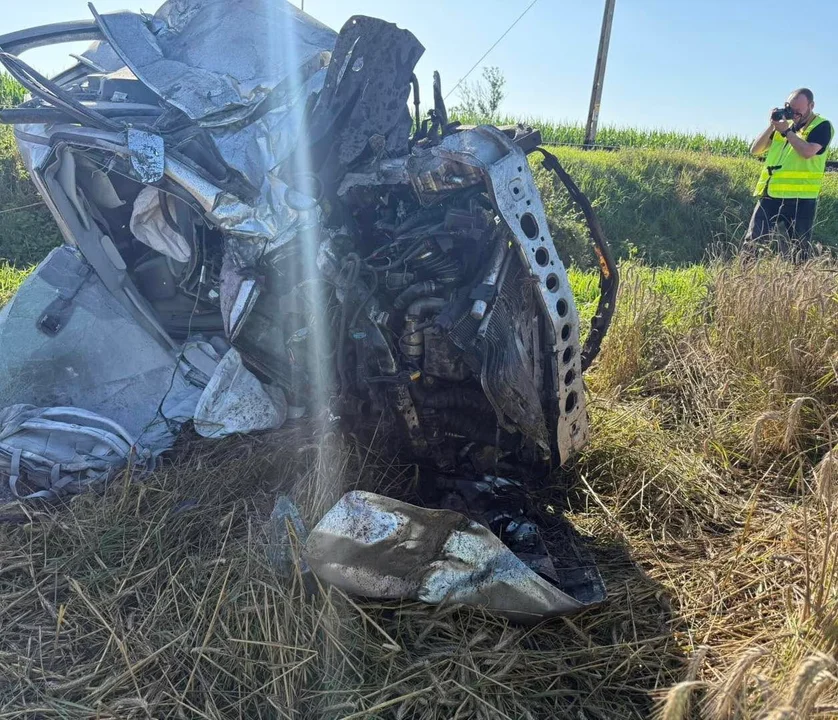 Tragiczny wypadek pod Gnieznem. Nie żyje policjant