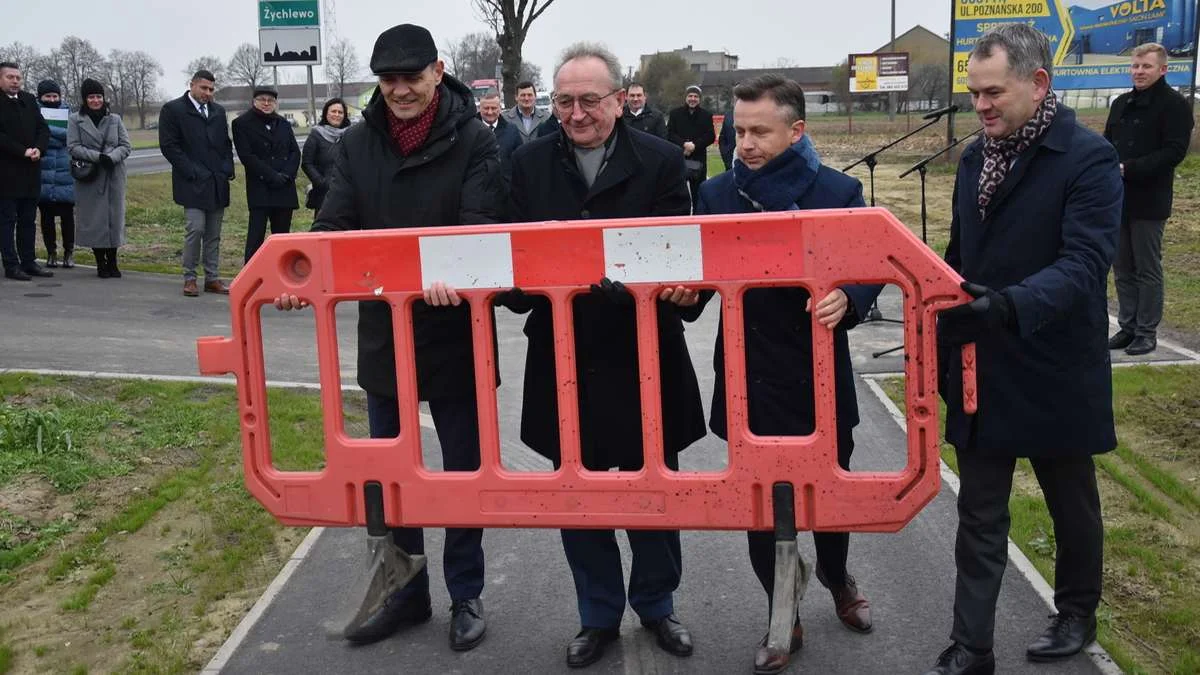 Otwarcie ścieżki pieszo-rowerowej Krobia-Żychlewo i Krobia-Kuczyna