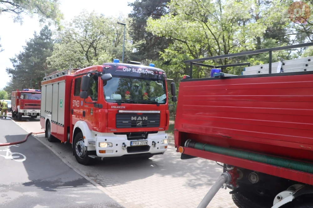 Punkt czerpania wody na poligonie