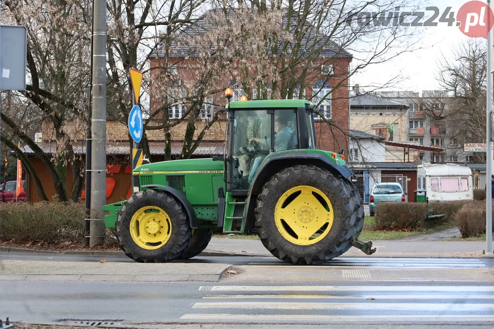 Protest rolników w Rawiczu