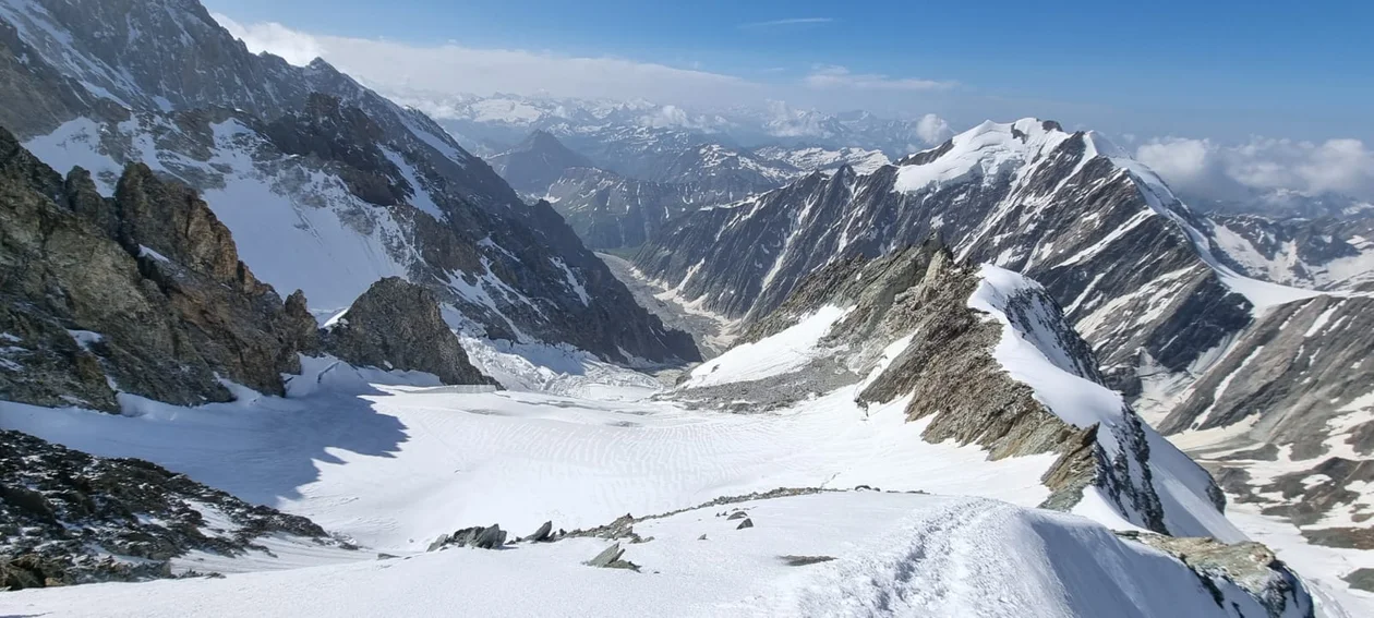 Ultramaratończyk Rafał Przybył z Bodzewka Pierwszego zdobył Mont Blanc