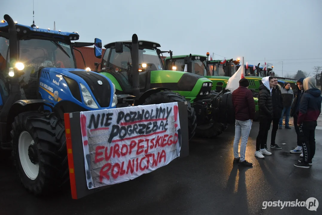 Protesty rolnicze w powiecie gostyńskim 2024